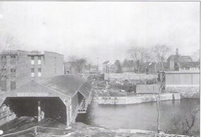 Old view of Put's Bridge from the Springfield side